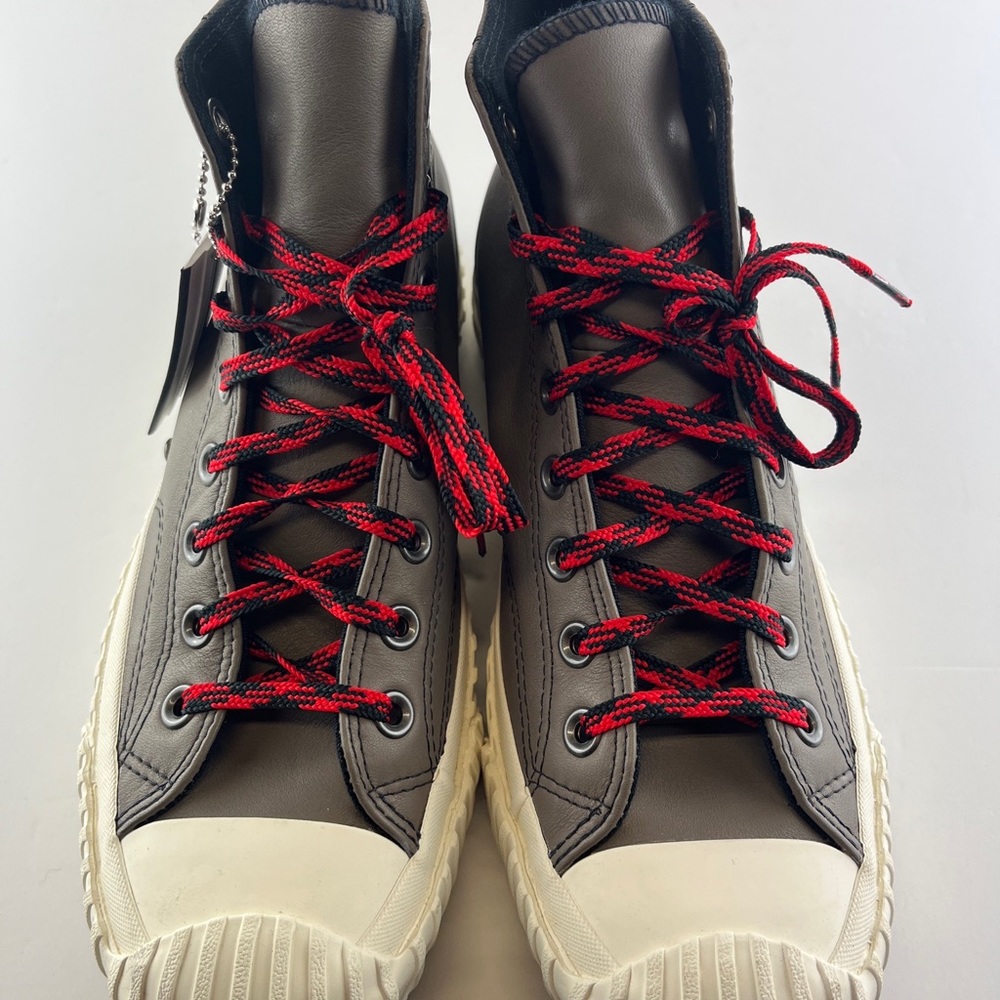 Converse Chuck 70 Bosey Hi Sneaker 168161C Grey Red Leather Mountain Cus… - Picture 5 of 11